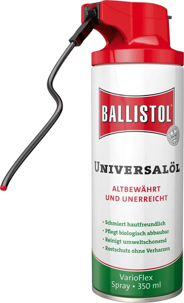Olej do łańcuchów pedałów rowerów Ballistol Universal Oil VarioFlex 350ml - zdjęcie 2