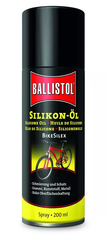 Silikonowy spray do amortyzatorów rowerów Ballistol Bike-Silex 200 ml