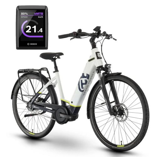 Rower elektryczny miejski Husqvarna Grand Towner 5 BOSCH 49cm 28'' Nexus FW