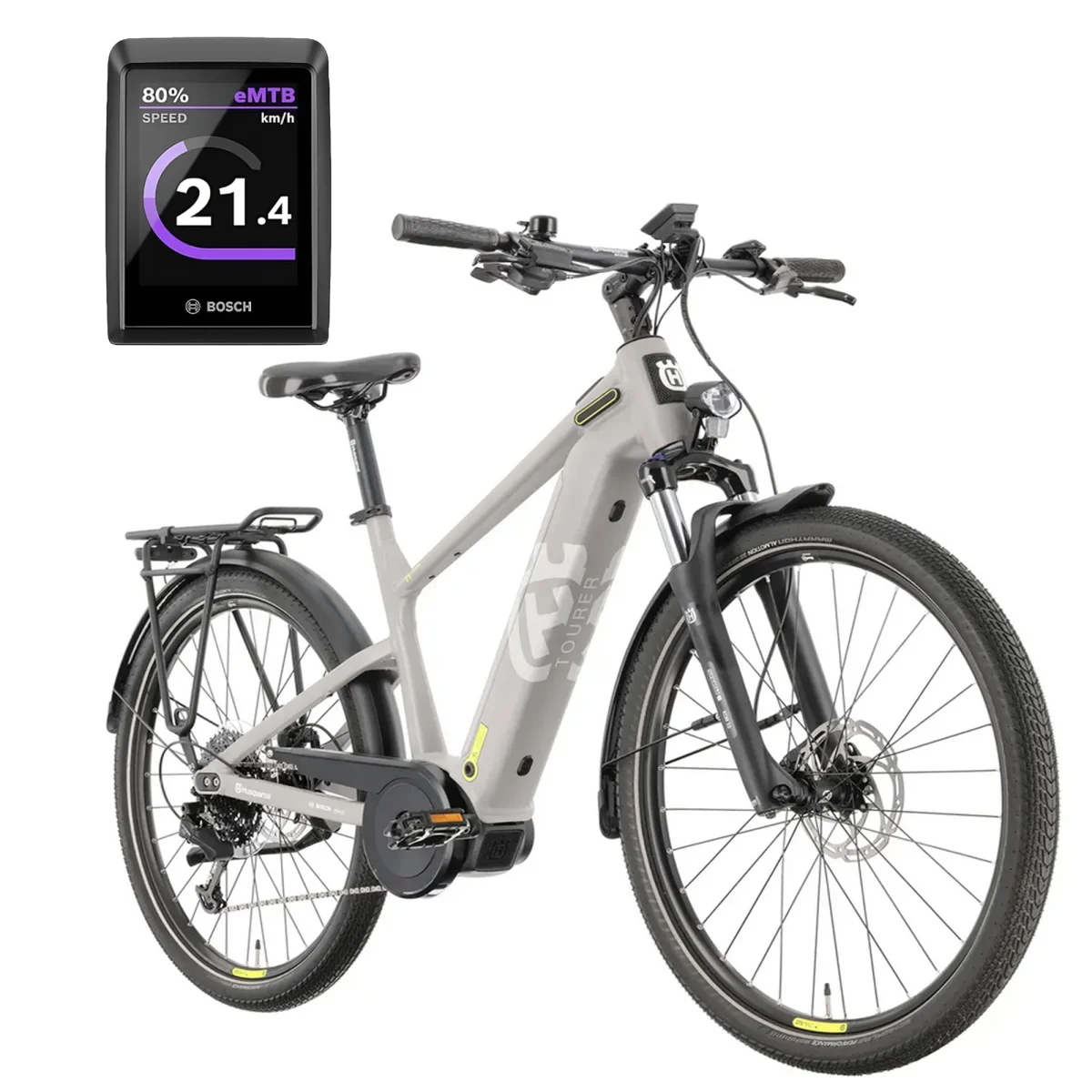 Rower elektryczny trekkingowy Husqvarna Tourer T1 BOSCH 27,5" M 48cm 75Nm