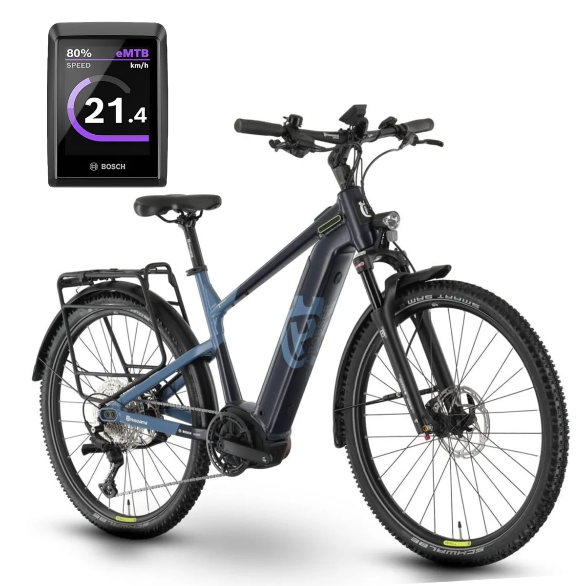 Rower elektryczny Husqvarna Crosser 2 Gent 27.5 M 48cm 625Wh 75Nm