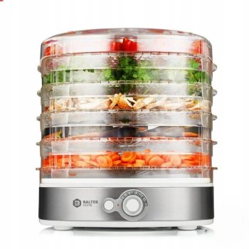 Suszarka do żywności grzybów warzyw owoców wydajna Balter Seco 5 półek 380W