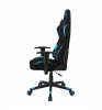 Fotel krzesło gamingowe ergonomiczne wygodne czarno-niebieskie - zdjęcie 5