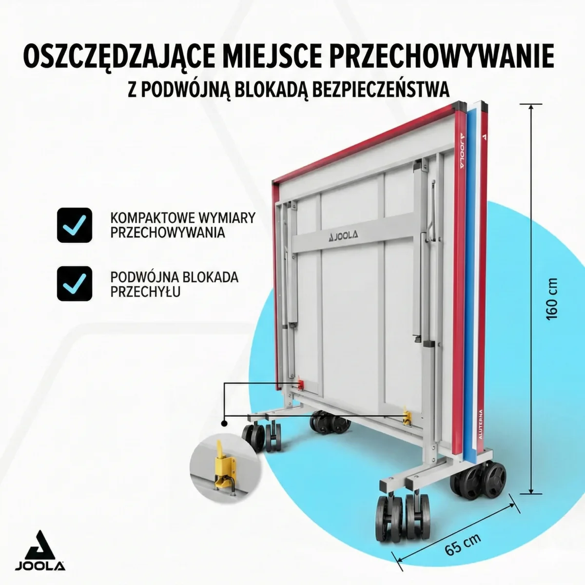 Stół do tenisa stołowego Joola Table Aluterna - zdjęcie 16