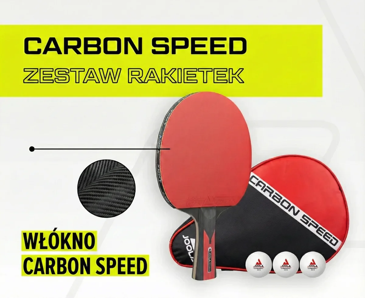 Zestaw paletka piłeczki do tenisa stołowego Joola Carbon Speed - zdjęcie 16