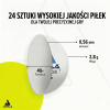 Piłeczki do tenisa stołowego JOOLA Advanced Training 40+ 24 szt. białe - zdjęcie 7