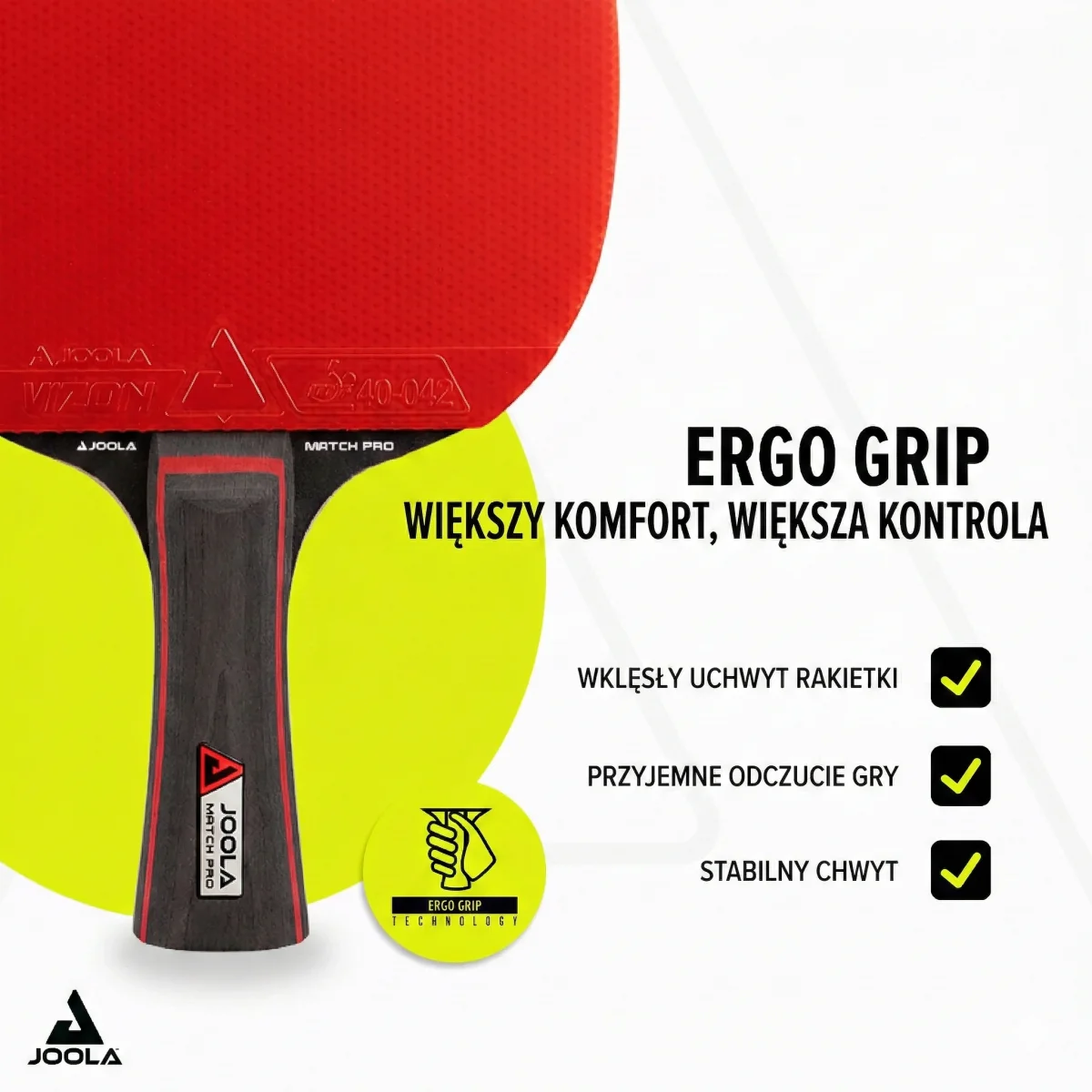 Zestaw rakietki piłeczki do tenisa stołowego rakietka JOOLA DUO PRO ITTF - zdjęcie 16