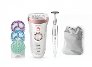 Depilator golarka Braun Silk-épil 9 SkinSpa SensoSmart zestaw nasadki trymer