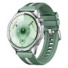 Smartwatch zegarek Huawei Watch GT 6 46mm srebrny zielony pasek