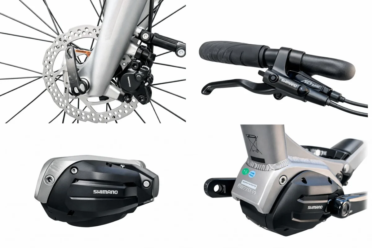 Rower elektryczny miejski Venturelli S-Motive Sport Shimano 40Nm 54cm 28'' - zdjęcie 9