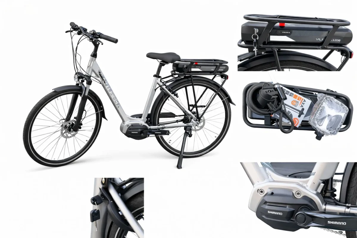 Rower elektryczny miejski Venturelli S-Motive Sport Shimano 40Nm 54cm 28'' - zdjęcie 11