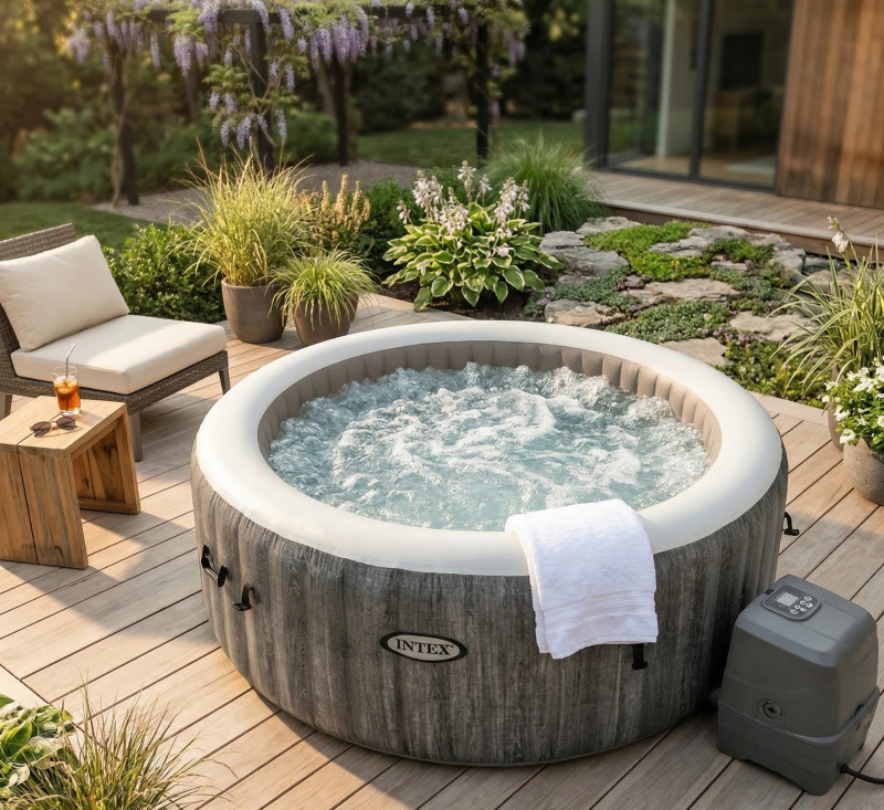 jacuzzi spa ogrodowe INTEX 6 osobowe LED