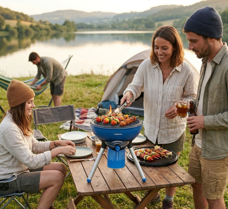 Grill turystyczny ogrodowy na gaz