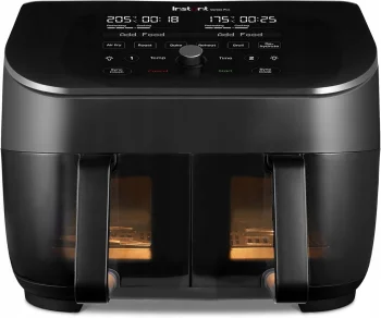 Air Fryer Podwójna Frytkownica beztłuszczowa Instant Pot Dual 1700W czarna