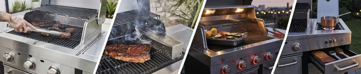 Grill ogrodowy gazowy kuchnia ogrodowa modułowa Char-Broil zlew stal - zdjęcie 12
