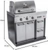 Grill ogrodowy gazowy kuchnia ogrodowa modułowa Char-Broil zlew stal - zdjęcie 6
