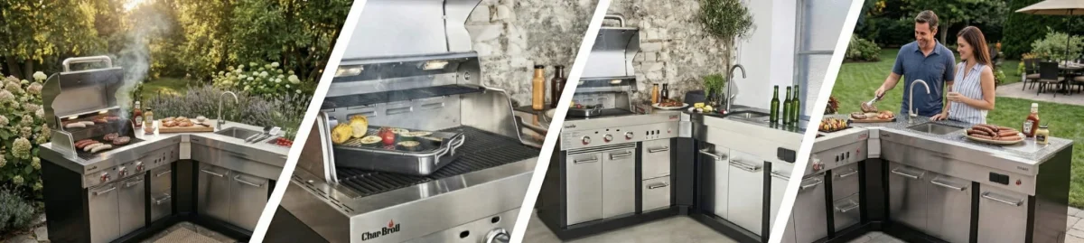 Kuchnia zewnętrzna ogrodowa grill Char-Broil 3200 Ultimate ze zlewem modułowa - zdjęcie 15