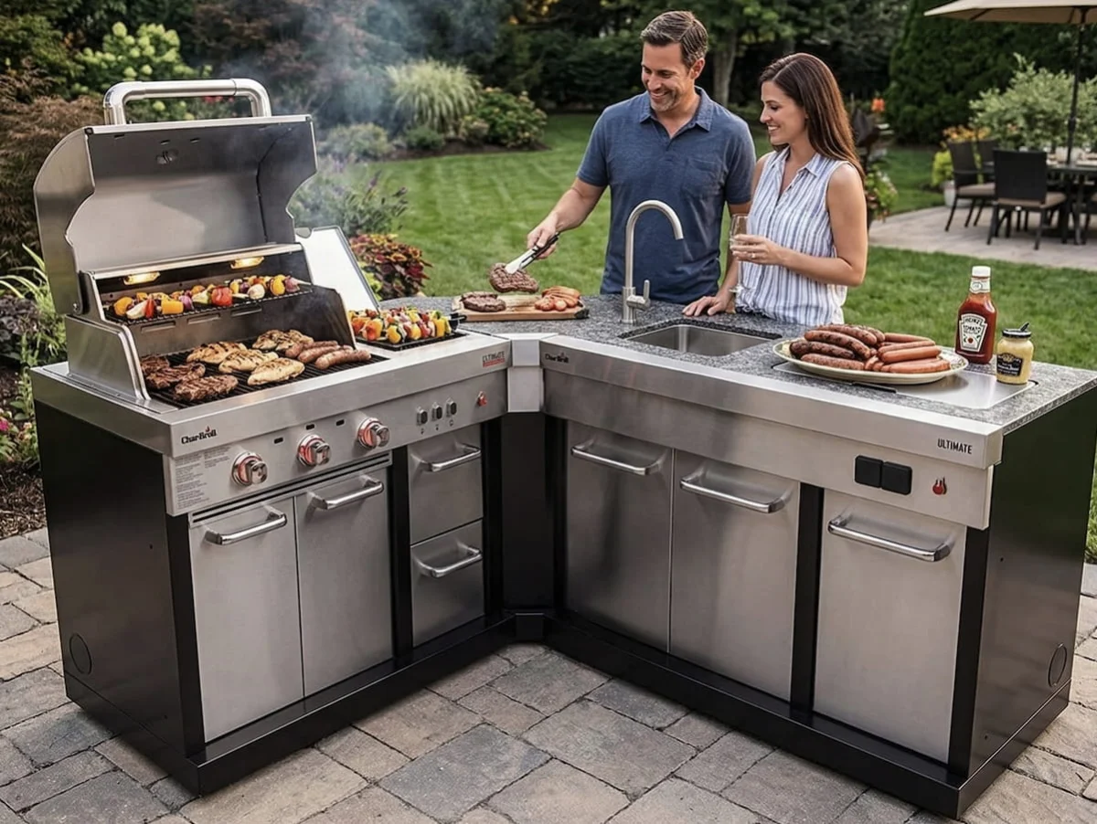 Kuchnia zewnętrzna ogrodowa grill Char-Broil 3200 Ultimate ze zlewem modułowa - zdjęcie 20