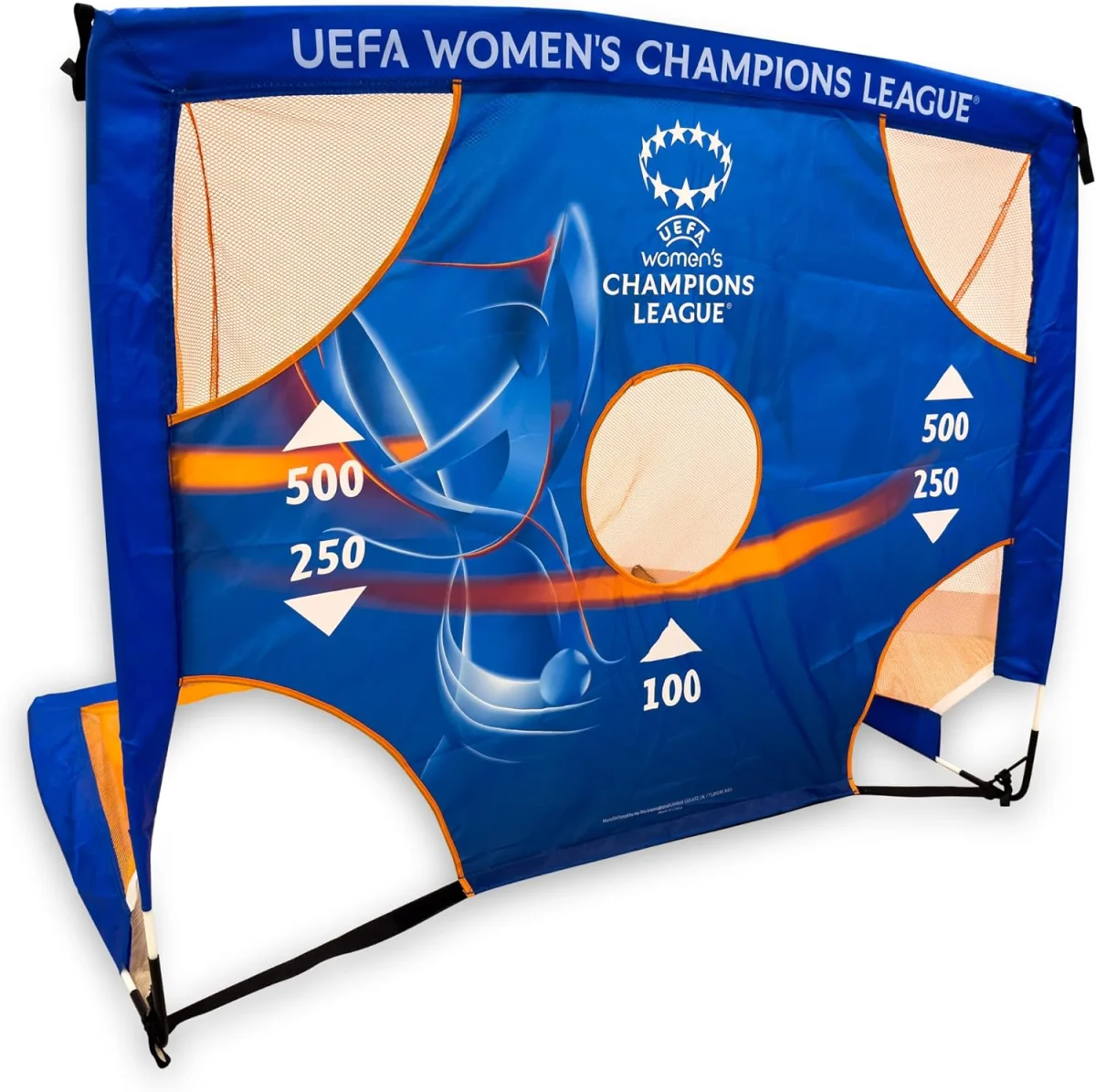Bramka UEFA do treningu piłki nożnej Women's Champions League
