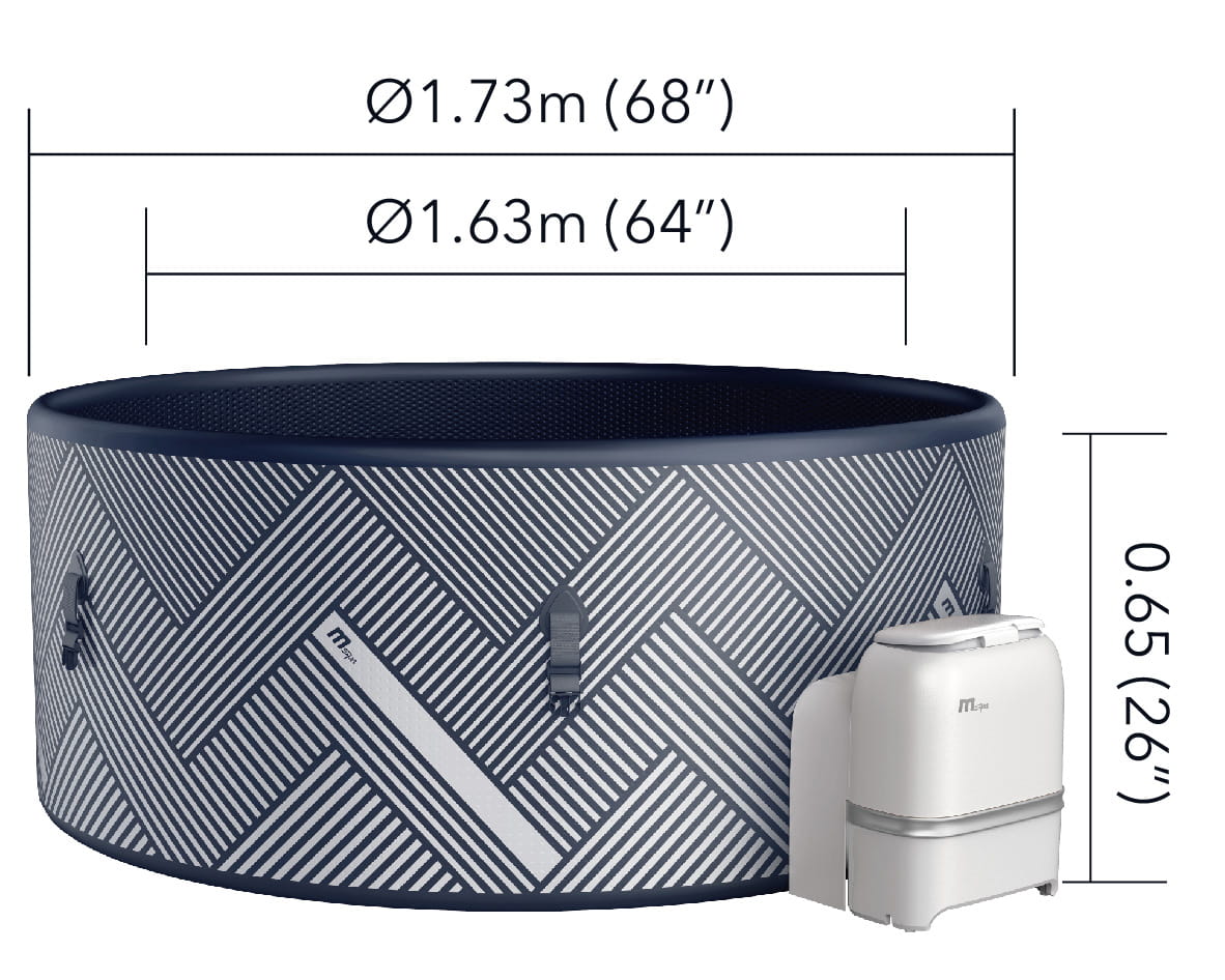 SPA ogrodowe MSPA 67750-F-NA062W FRAME NAVAL 6 os. Wi-Fi - zdjęcie 5