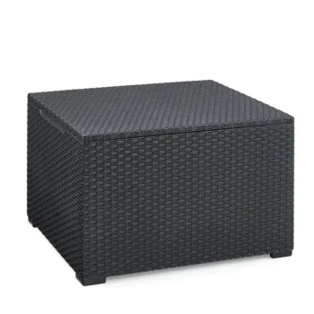 Stolik kawowy KETER EMMA ze schowkiem grafitowy