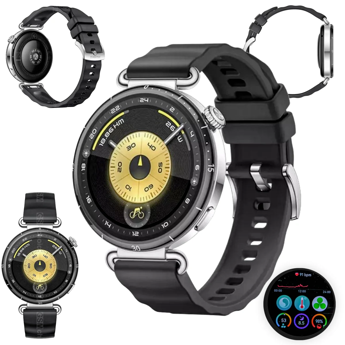 Smartwatch zegarek Huawei Watch GT 6 41mm czarny