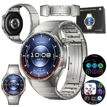 Smartwatch zegarek Huawei Watch GT 6 Pro Elite srebrny 46mm