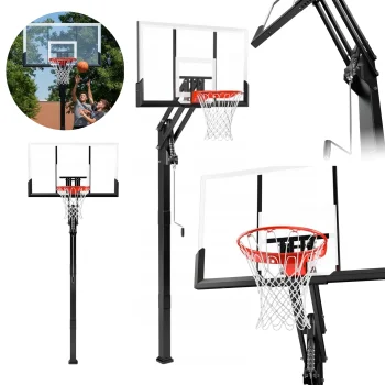 Spalding Gold In-Ground – kosz do koszykówki tablica szklana