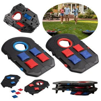 Gra rodzinna bean bag plenerowa zestaw woreczki zręcznościowa rzucanie