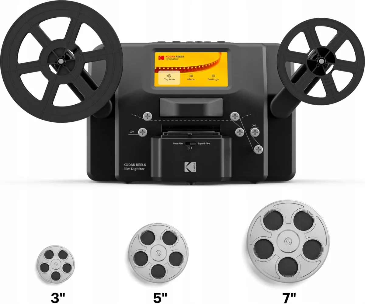Skaner KODAK REELS do negatywów i filmów 8mm 1296p - zdjęcie 3