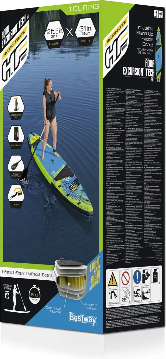 Deska SUP Hydro-Force Bestway 65373 381cm do 120kg - zdjęcie 24