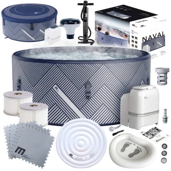 SPA ogrodowe MSPA 67750-F-NA062W FRAME NAVAL 6 os. Wi-Fi