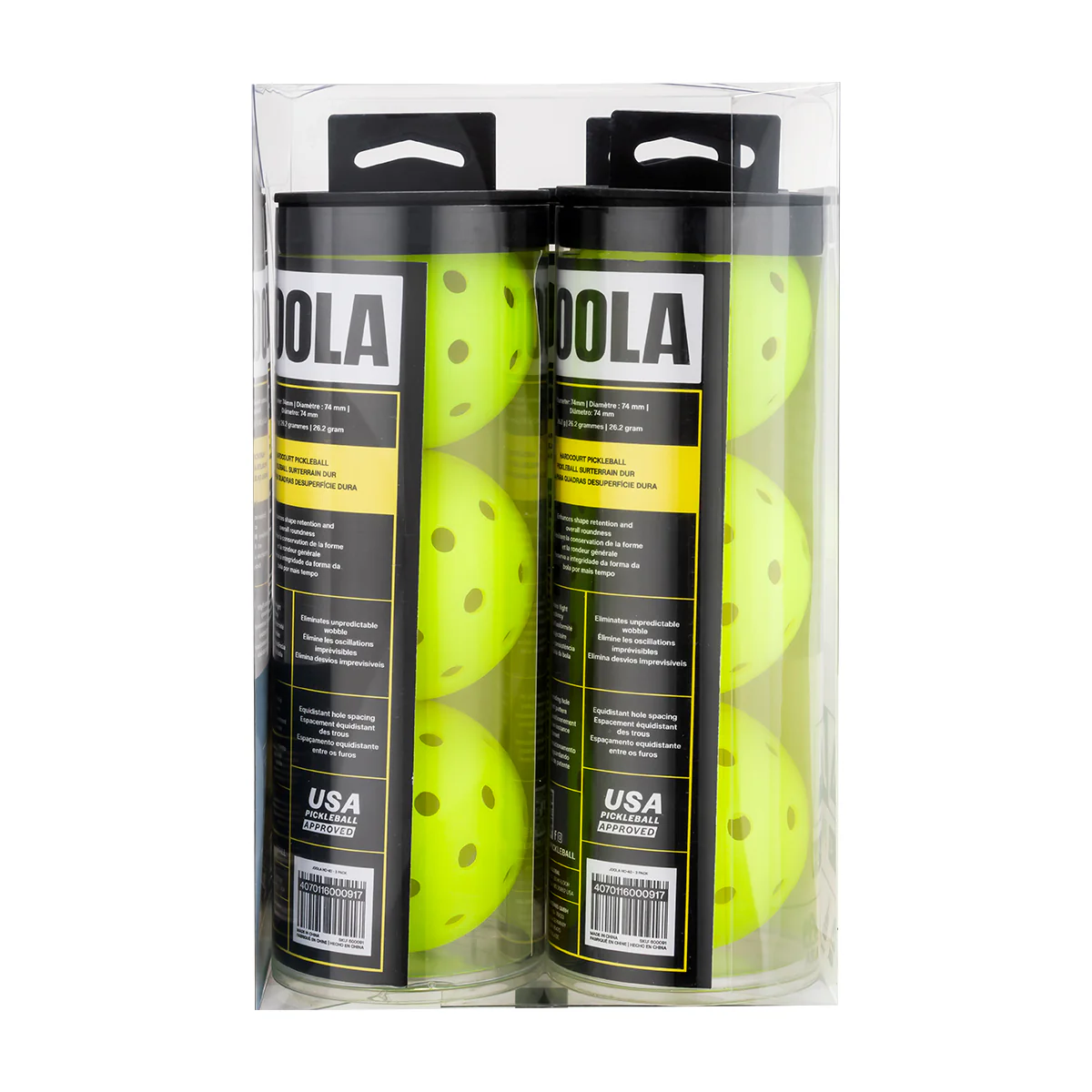 Zestaw piłeczek JOOLA HC-40 do pickleballa 12 sztuk - zdjęcie 4