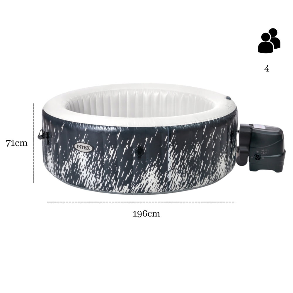 Dmuchane SPA ogrodowe Intex 28494NP Glow Deluxe 4 os. Wi-Fi LED - zdjęcie 19