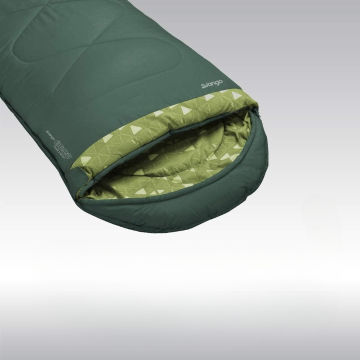 Śpiwór turystyczny Vango Sonno Sycamore zielony 220cm - zdjęcie 4