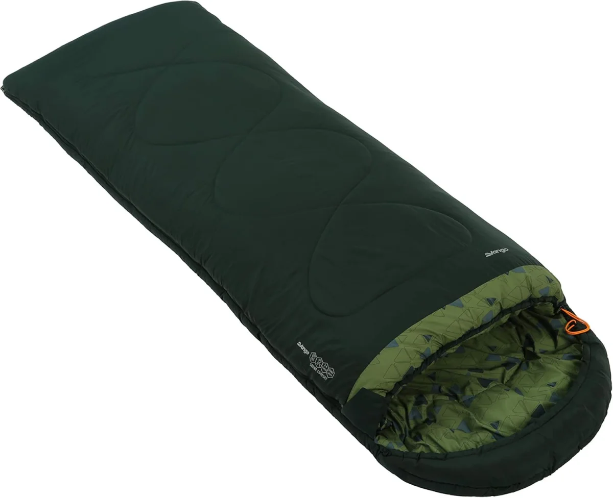 Śpiwór turystyczny Vango Sonno Sycamore zielony 220cm