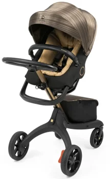 Wózek dziecięcy Stokke Xplory X wielofunkcyjny 2 w 1 spacerówka Gold Black