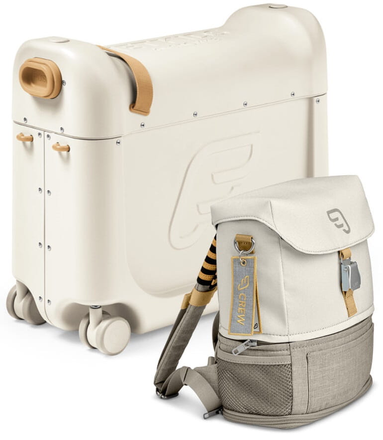 Zestaw podróżny Stokke JETKIDS Bundle V3 White walizka i plecak