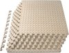 Puzzle mata pod basen spa 6 szt beżowa 1,25 cm gruba - zdjęcie 5