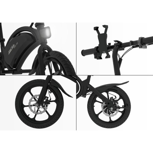Rowerek elektryczny Urban Glide 160  Elektro Balance 16'' 25 km/h czarny - zdjęcie 2