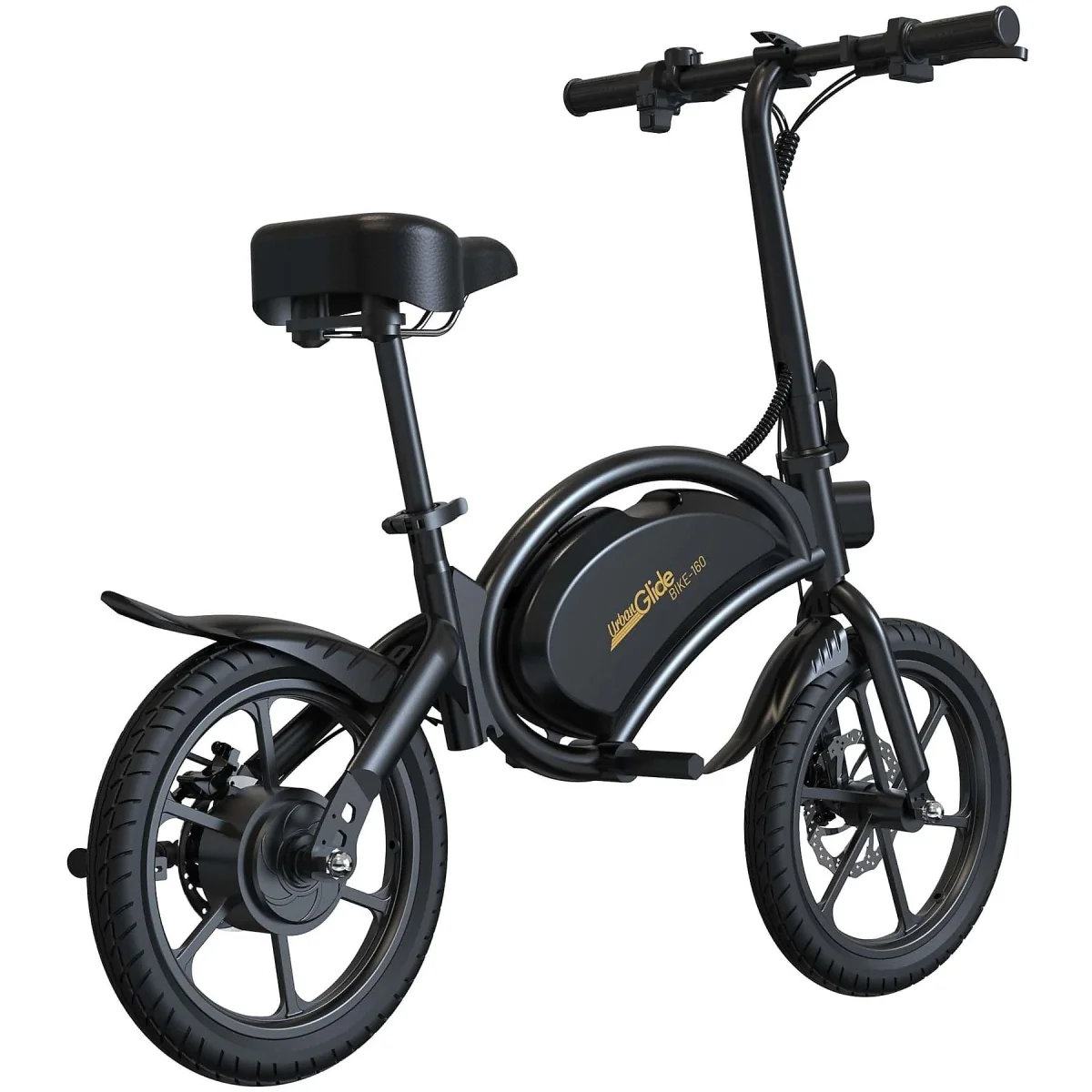 Rowerek elektryczny Urban Glide 160  Elektro Balance 16'' 25 km/h czarny - zdjęcie 3