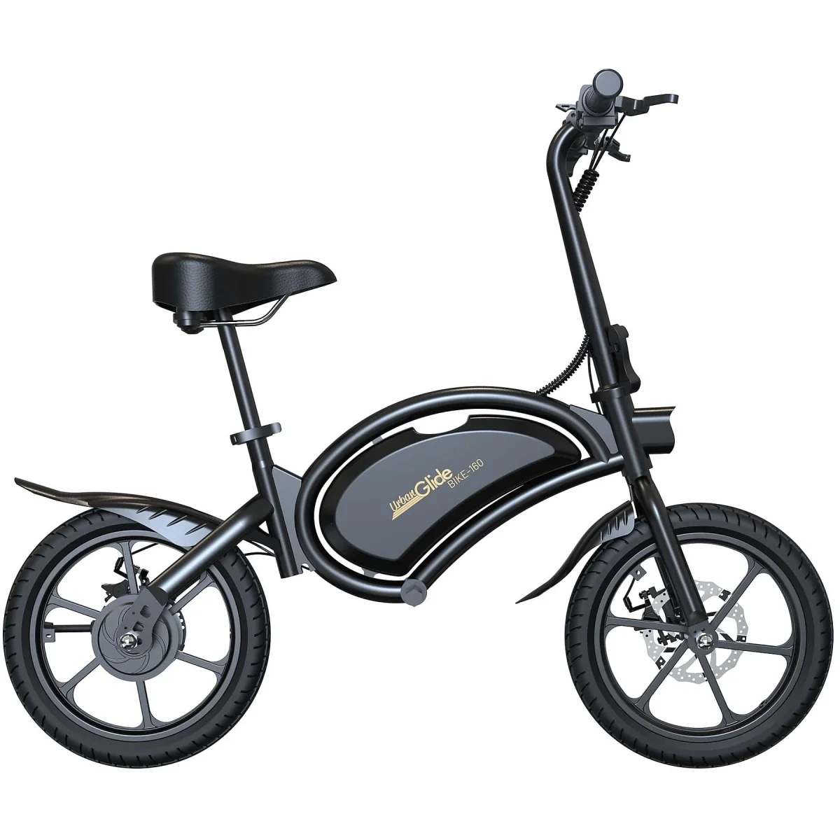 Rowerek elektryczny Urban Glide 160  Elektro Balance 16'' 25 km/h czarny - zdjęcie 4