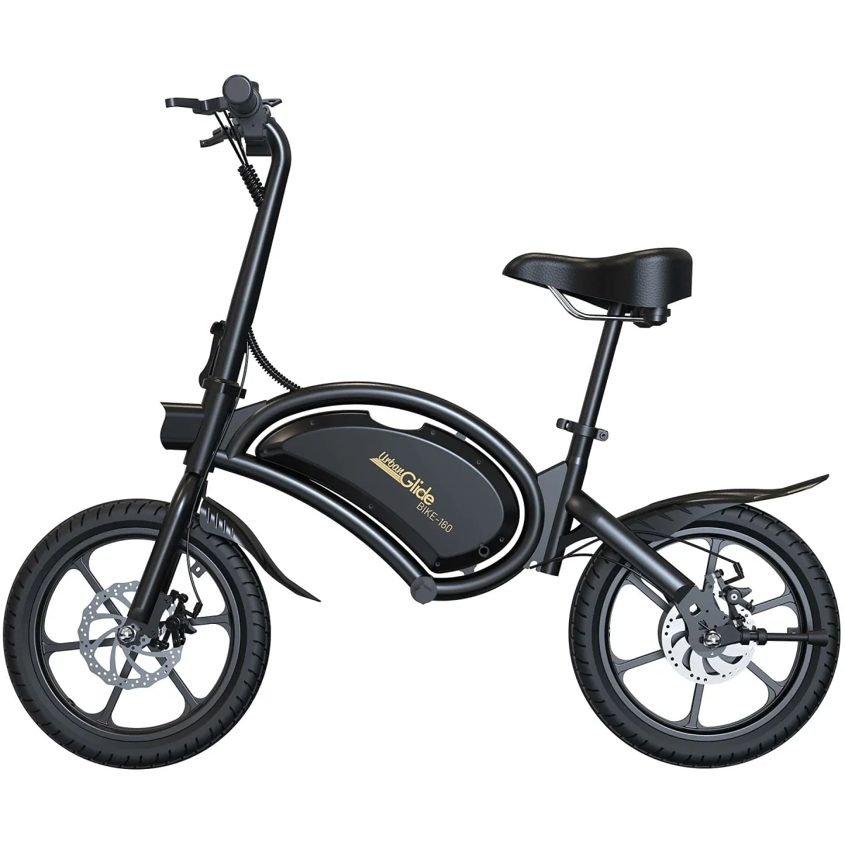 Rowerek elektryczny Urban Glide 160  Elektro Balance 16'' 25 km/h czarny - zdjęcie 5