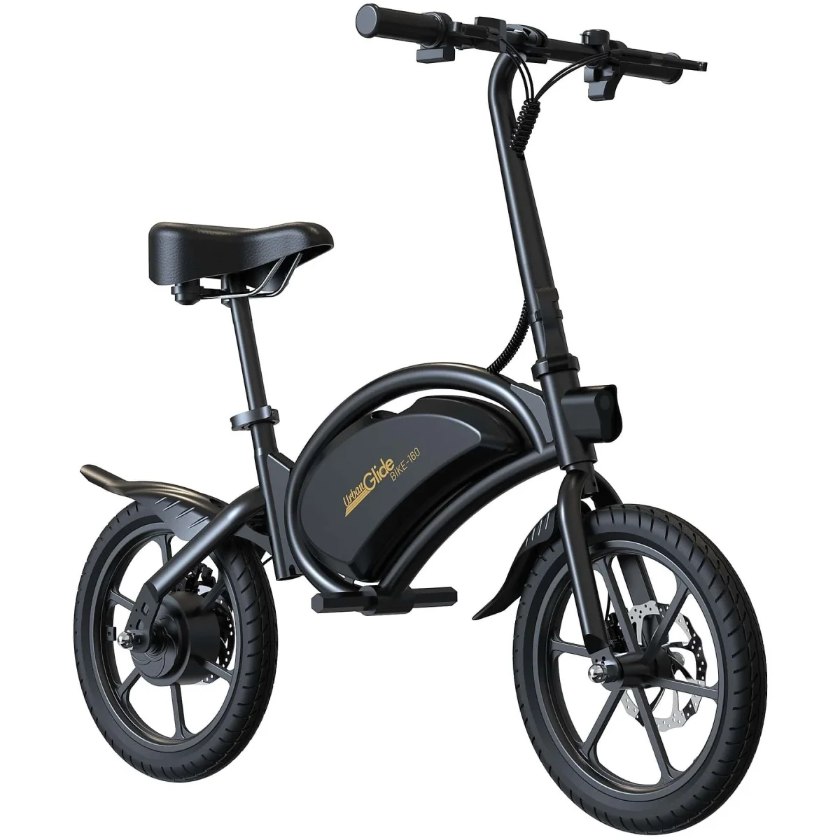 Rowerek elektryczny Urban Glide 160  Elektro Balance 16'' 25 km/h czarny - zdjęcie 6