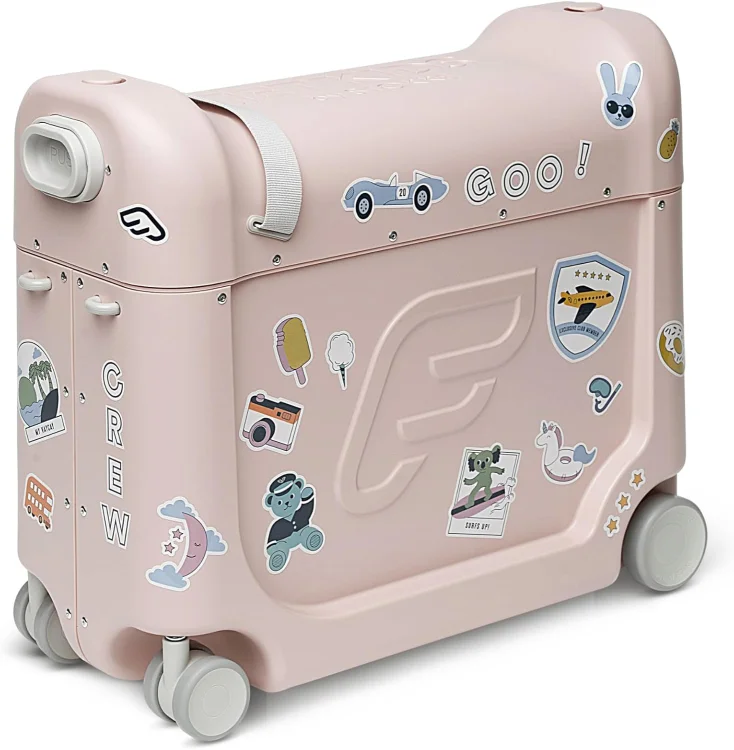 Walizka podróżna Stokke JETKIDS dla dzieci różowa - zdjęcie 3