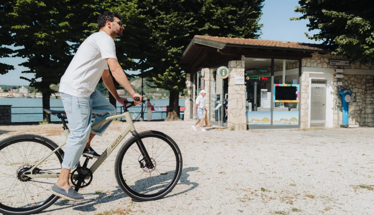 Ultralekki Rower elektryczny MV Agusta AMO R Oliwkowy L 15kg 40Nm 75Km - zdjęcie 5