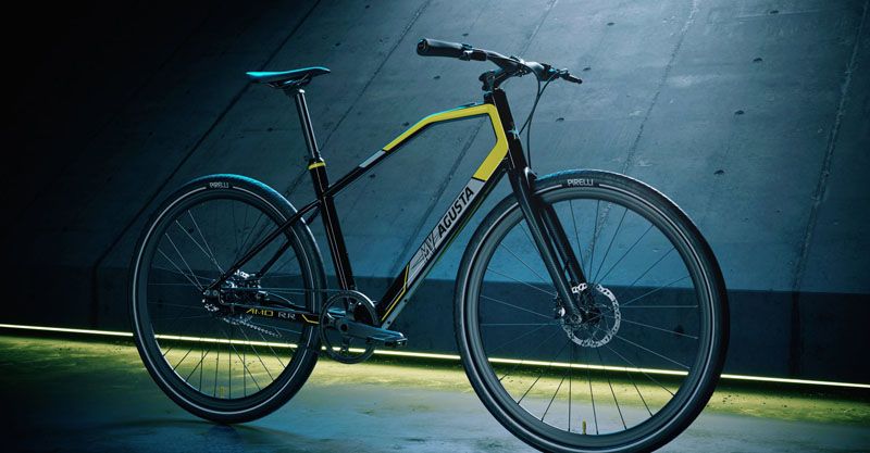 Ultralekki Rower elektryczny MV Agusta AMO RR Yellow L 15kg 40Nm 75Km - zdjęcie 4