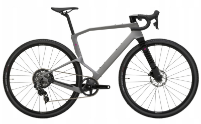 Rower gravel Rondo Ruut CF1 Gen2 SRAM koło 28 " srebrny karbon roz M - zdjęcie 2