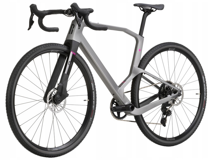 Rower gravel Rondo Ruut CF1 Gen2 SRAM koło 28 " srebrny karbon roz L - zdjęcie 6