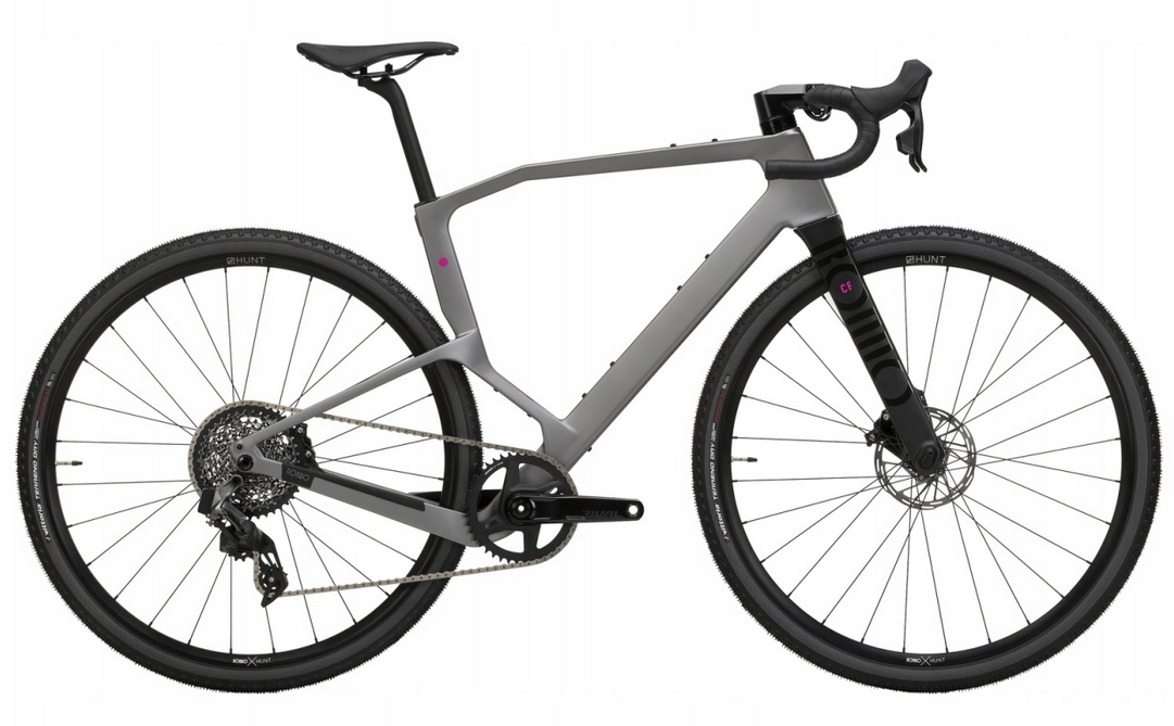 Rower gravel Rondo Ruut CF1 Gen2 SRAM koło 28 " srebrny karbon roz L - zdjęcie 2